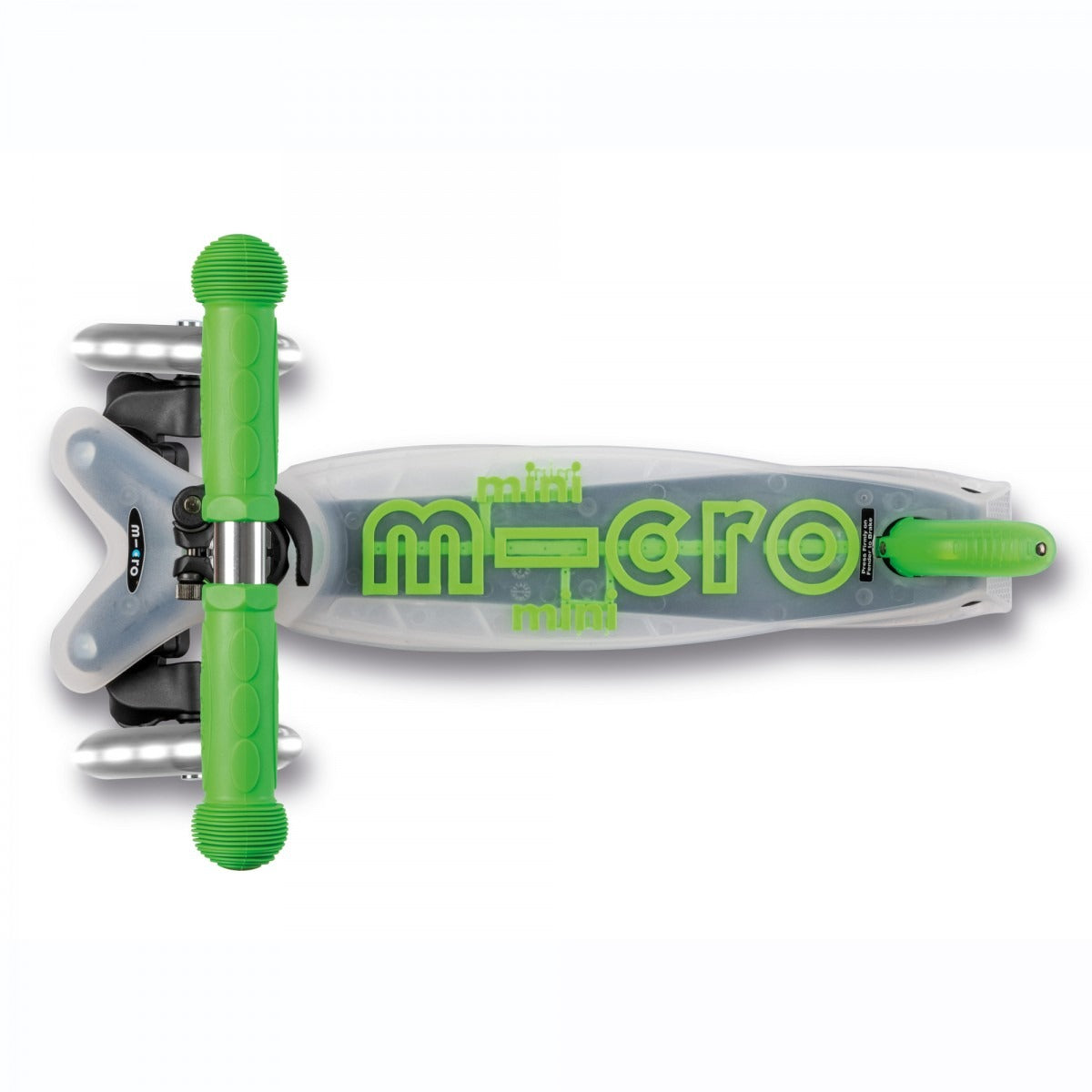 Monopattino bambino Mini Micro Deluxe Flux LED verde neon