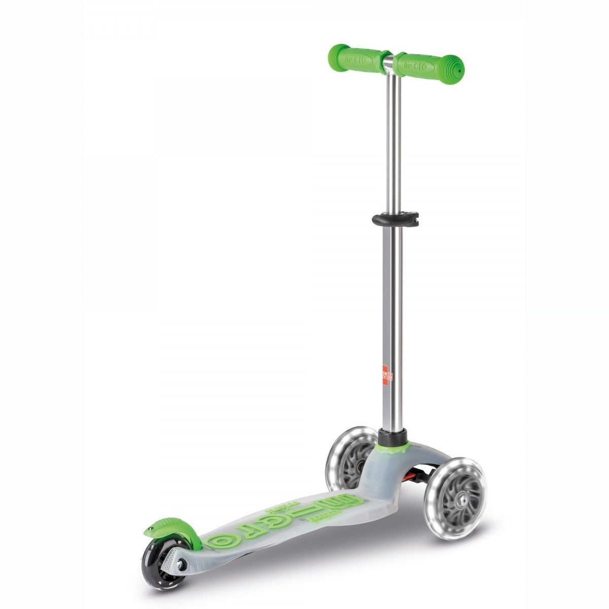 Monopattino bambino Mini Micro Deluxe Flux LED verde neon