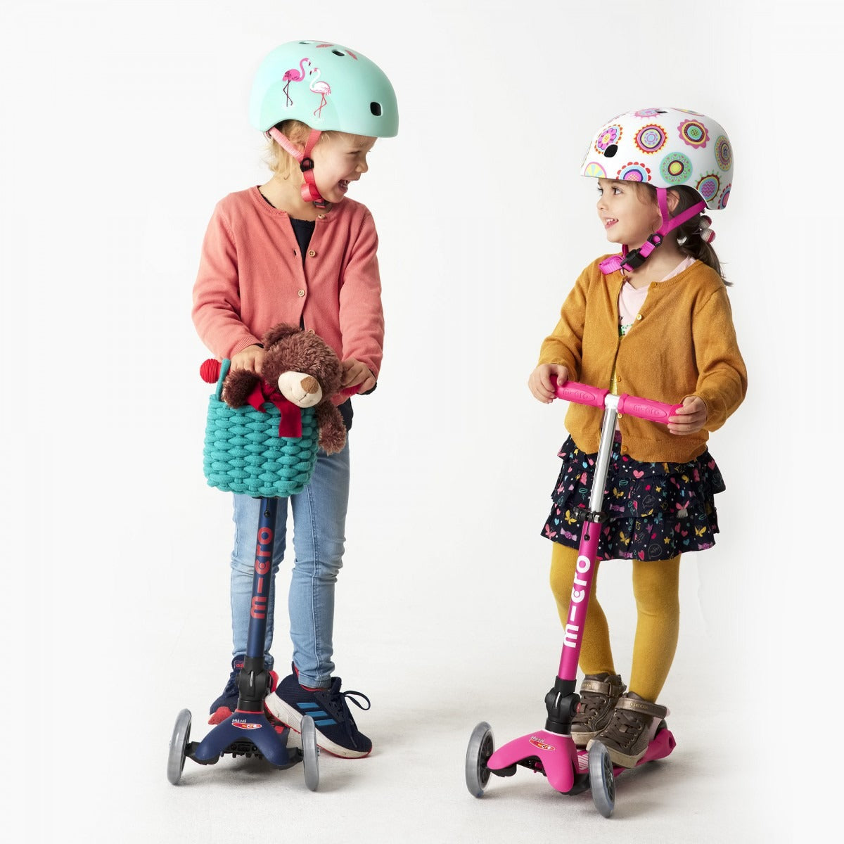 Monopattino bambino Mini Micro Deluxe pieghevole blu navy