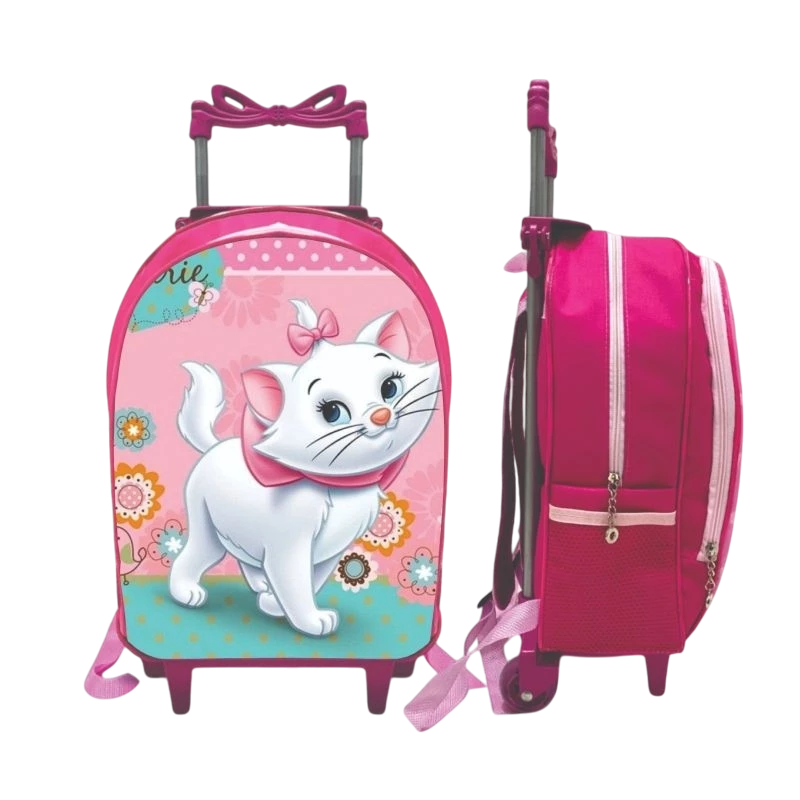 Kit Zaino Scuola Rotelle e Gattino - Back to School 🔥🔥