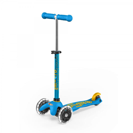 Monopattino bambino Mini Micro Deluxe LED blu oceano