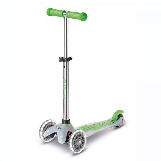Monopattino bambino Mini Micro Deluxe Flux LED verde neon