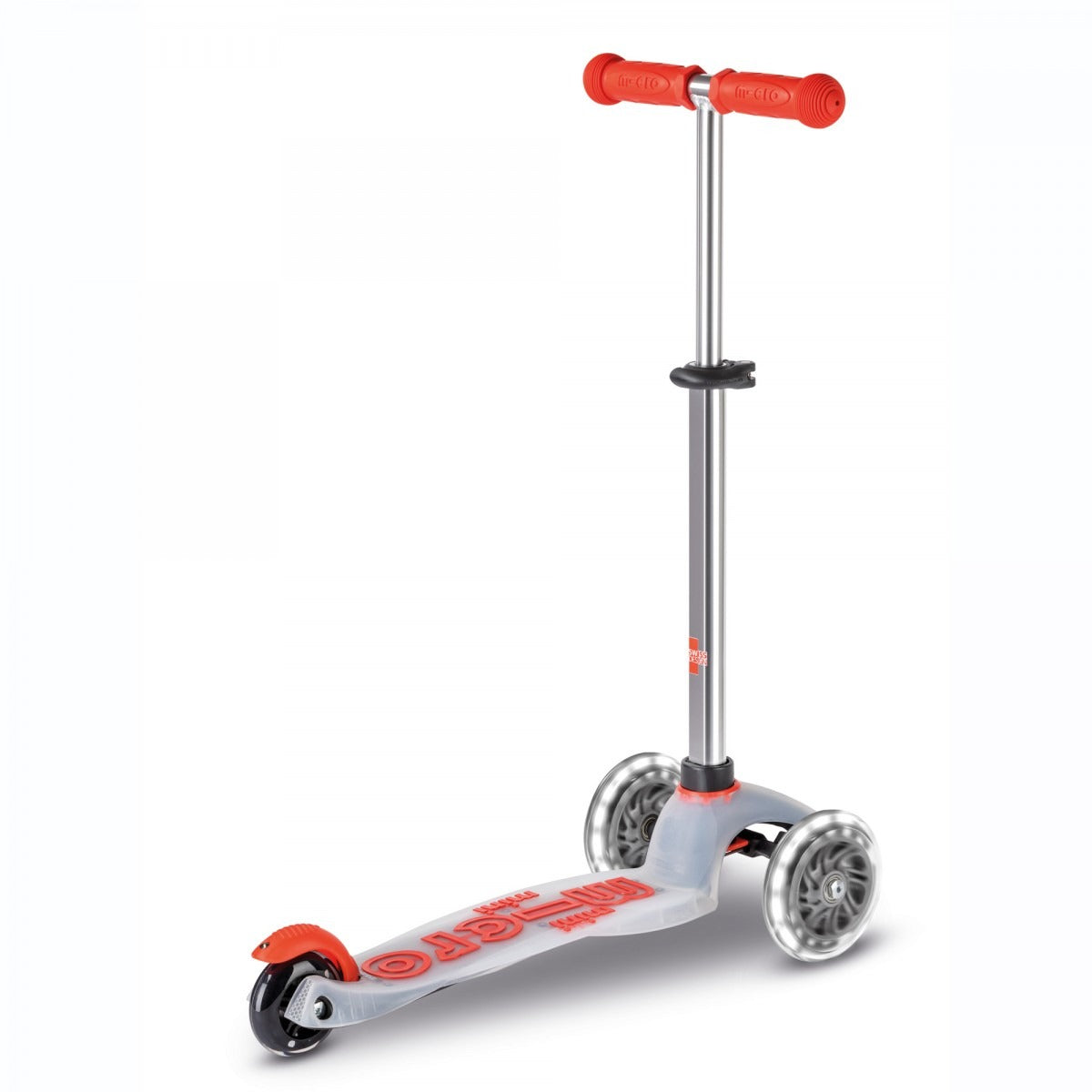 Monopattino bambino Mini Micro Deluxe Flux LED rosso