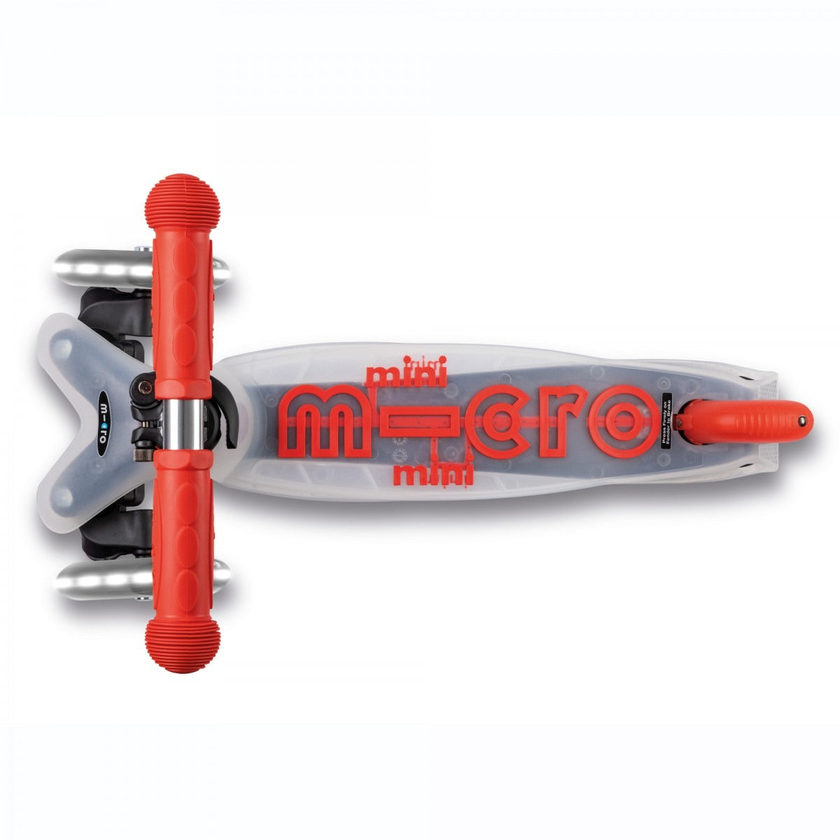 Monopattino bambino Mini Micro Deluxe Flux LED rosso