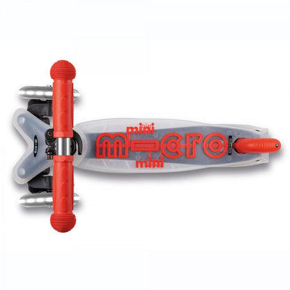 Monopattino bambino Mini Micro Deluxe Flux LED rosso