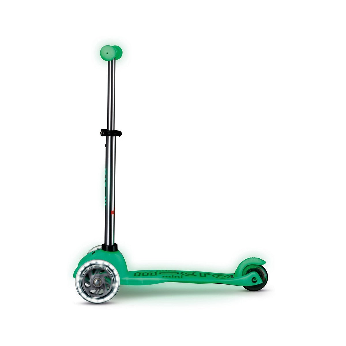 Monopattino bambino Mini Micro Deluxe Glow LED verde