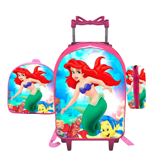 Kit Zaino Scuola Ariel, la sirenetta - Back to School 🔥🔥